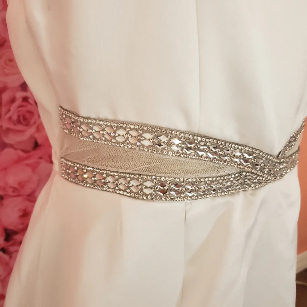 Girls formal white dress